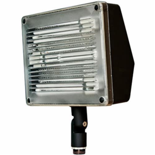 Dabmar Lighting DF5875 Polycarbonate Area Flood Light- Black Perspective: front