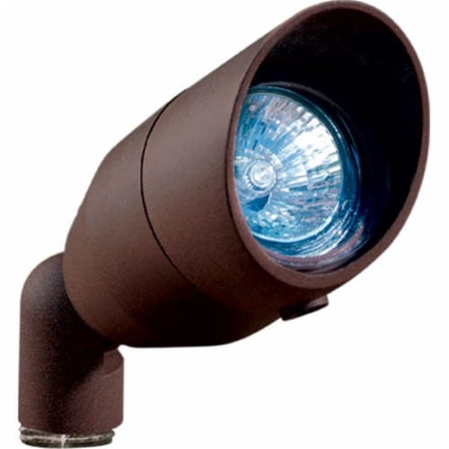 Dabmar Lighting LV190-BZ Cast Aluminum Directional Spot Light with Hood- Bronze Perspective: front