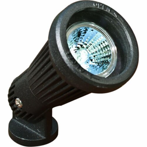 Dabmar Lighting LV200-B Cast Aluminum Directional Spot Light- Black Perspective: front