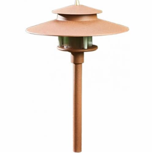 Dabmar Lighting LV70-BRZ Cast Aluminum Path- Walkway and Area Light- Bronze Perspective: front