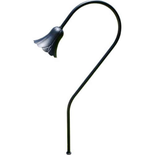 Dabmar Lighting LV216-B Cast Aluminum Path, Walkway and Area Light, Black Perspective: front