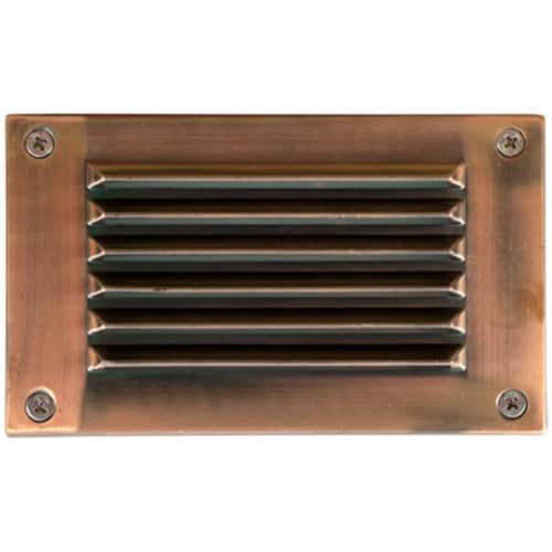 Dabmar Lighting LV675 ACP Cast Aluminum Recessed Louvered Brick Step Wall Light Electro P 1 Smith s Food and Drug