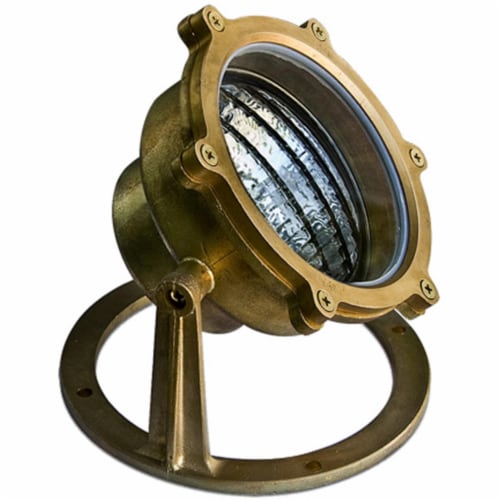 Dabmar Lighting LV308-BS Solid Brass Pond & Fountain Underwater Light, Brass - 6 x 6.50 x 6.5 Perspective: front