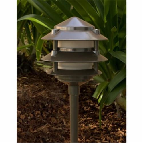 Dabmar Lighting LV102-SS304 Three Tier Pagoda Fixture Perspective: front