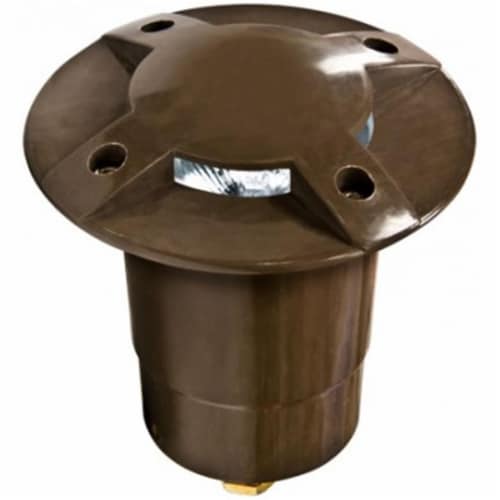 Dabmar Lighting FG320-LED3 3W & 12V MR16 LED Fiberglass Four Beam Well Light - Bronze Perspective: front