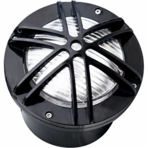 Dabmar Lighting FG327-LED9-B 9W & 12V PAR36 Fiberglass Cage Convex PC Lens Well Light with St Perspective: front