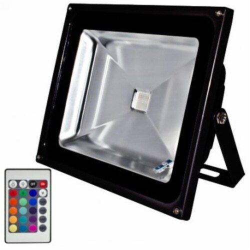 Dabmar Lighting DF-LED5964-B-MC Cast Aluminum LED Flood Light, Black - 9.13 x 11.12 x 6.50 in Perspective: front
