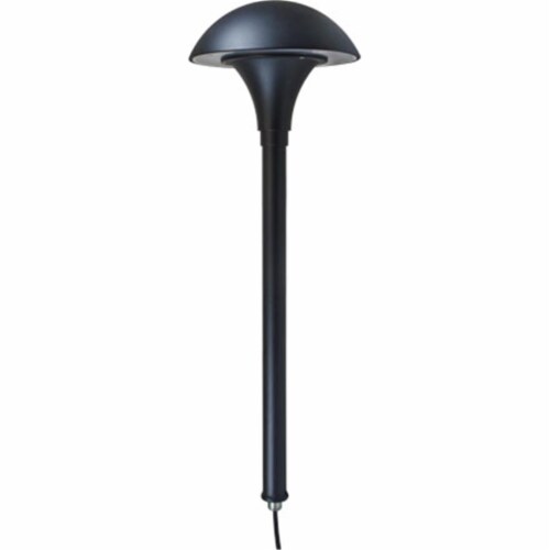 Dabmar Lighting D5606-B 6 watts LED 120V Large Top Mushroom Path Light, Black Perspective: front