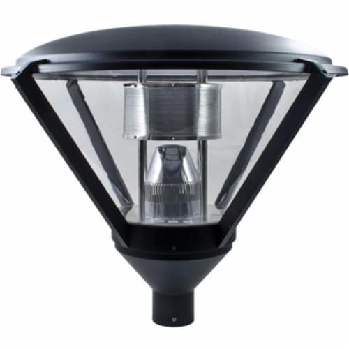 Dabmar Lighting GM500-B 60 watts Incandenscent Type 120 V Post Top Light Fixture, Black Perspective: front
