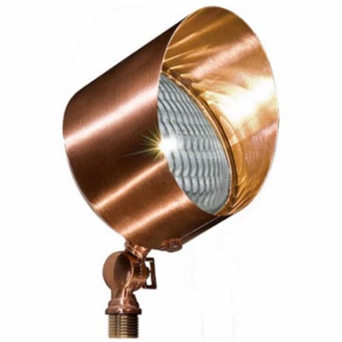 Dabmar Lighting LV30-LED6-CP 6W & 12V LED PAR36 Solid Brass Spot Light - Copper Perspective: front