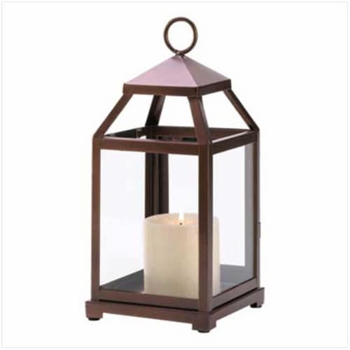 Home Locomotion 10014126 Bronze Contemporary Lantern Perspective: front