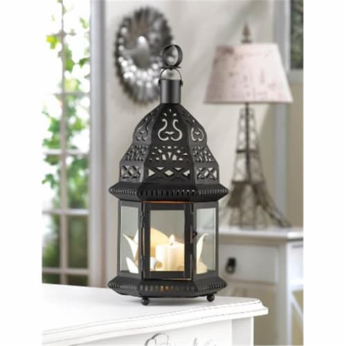 Zingz & Thingz 57071084 Moroccan Birdcage Candle Lantern Perspective: front
