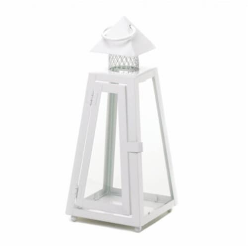 Home Locomotion  White Coastal Lantern Small Perspective: front