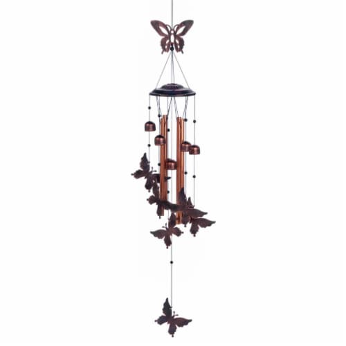 Summerfield Terrace 10018222 Fluttering Butterflies Wind Chimes Perspective: front
