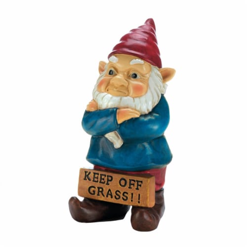 Summerfield Terrace 10018337 Keep Off Grass Grumpy Gnome Perspective: front