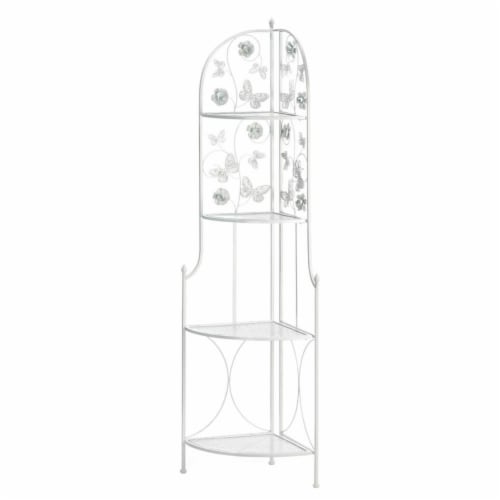Accent Plus 10018740 Butterfly 4-Tier Corner Rack Perspective: front