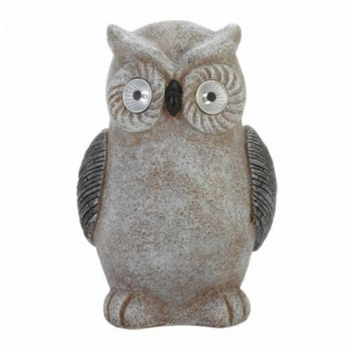 Summerfield Terrace 10018863 Solar Owl Statue Perspective: front