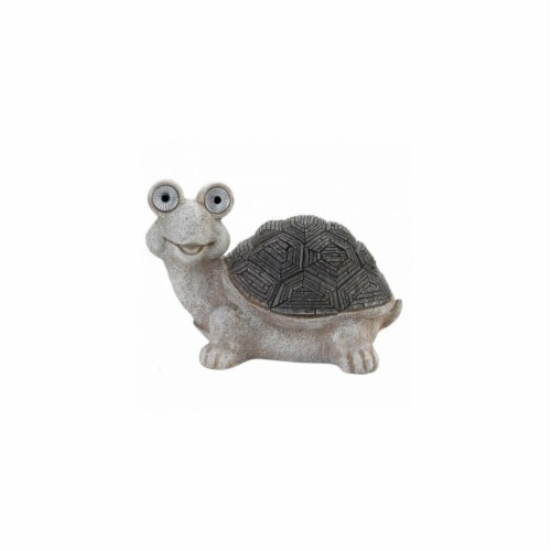 Summerfield Terrace 10018865 Solar Turtle Statue Perspective: front