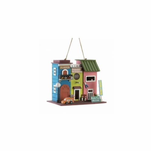 Songbird Valley Pet Salon Birdhouse Perspective: front