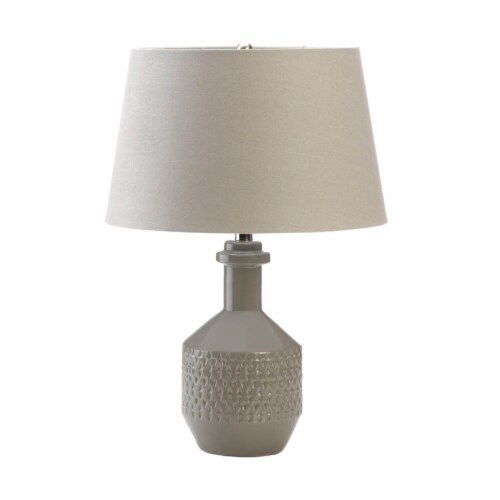 Zingz & Thingz Nikki Chu Margate Porcelain Table Lamp in Brown Perspective: front