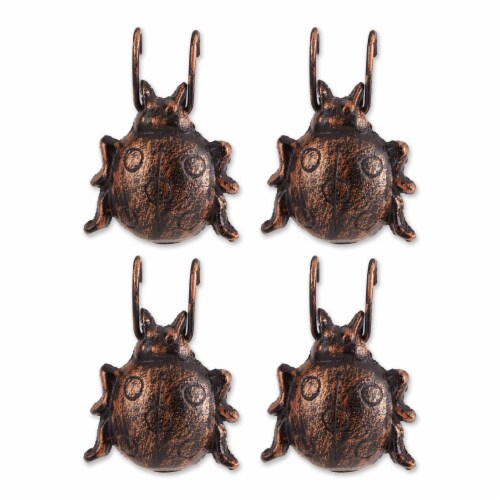 Ladybug Cast Iron Pot Hanger Set Of 4 Perspective: front