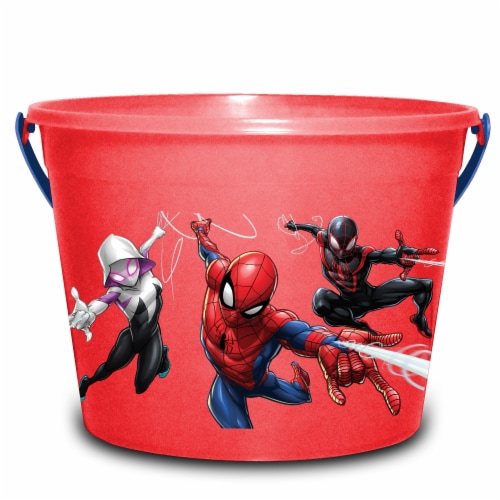 PTI Group Spider Man LED Round Plastic Bucket Perspective: front