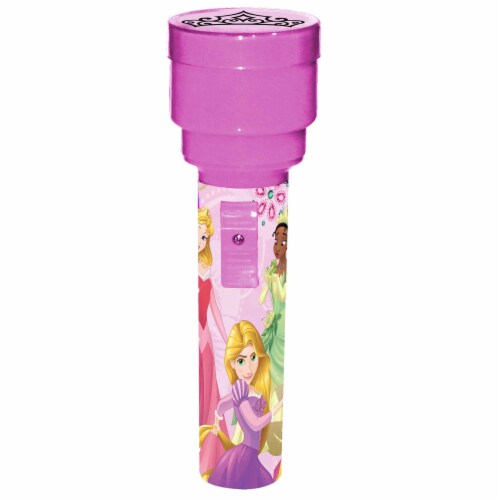 Disney Princess Handheld Flashlight Projector Light Halloween Safety Trick or Treat Night Light Perspective: front