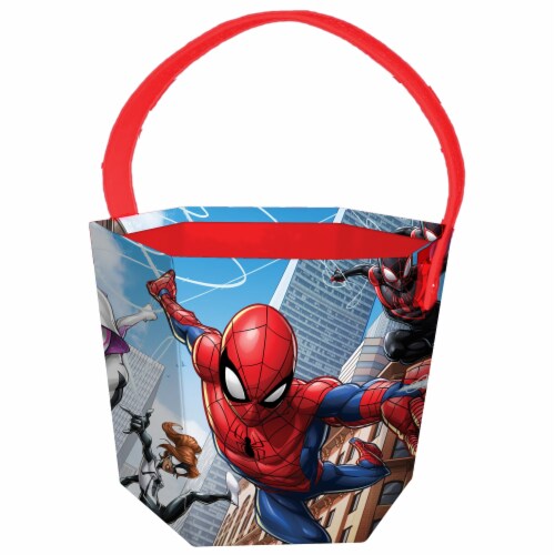 PTI Group Spider-Man Medium Hexagonal Paperboard Bucket Perspective: front