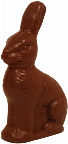 Fillable Plastic Easter Bunny - Brown Perspective: front