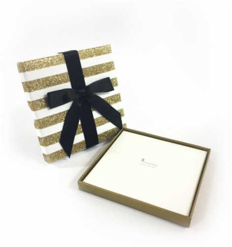 Gift Card Impressions Gift Card Holder - Gold/White Perspective: front