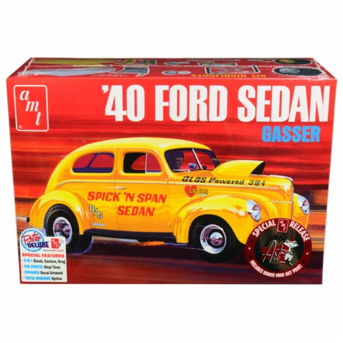 Skill 2 Model Kit 1940 Ford Sedan Gasser Original Art Series 3 in 1 Kit 1 25 Scale Model 1 Kroger