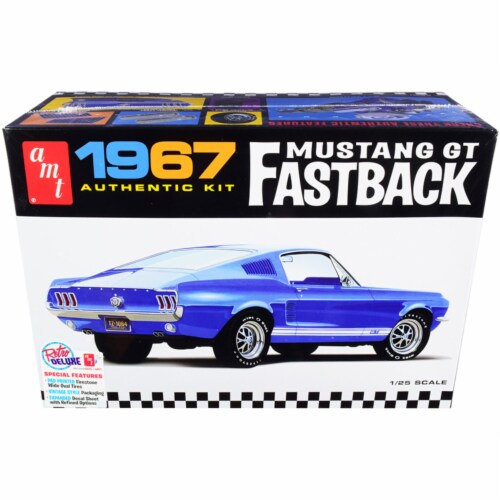 Skill 2 Model Kit 1967 Ford Mustang GT Fastback 1 25 Scale Model by AMT 1 Kroger