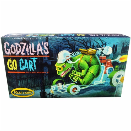 Polar Lights POL987 Skill 2 Model Kit Godzillas Go Cart Model Kit Perspective: front