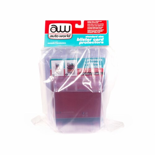 Autoworld AWDC023 1- 64 Scale Standard Blister Card Protectors for Blister Card - Size 6 Perspective: front