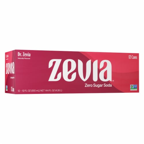 Zevia® Dr Zevia® Soda Cans Perspective: front