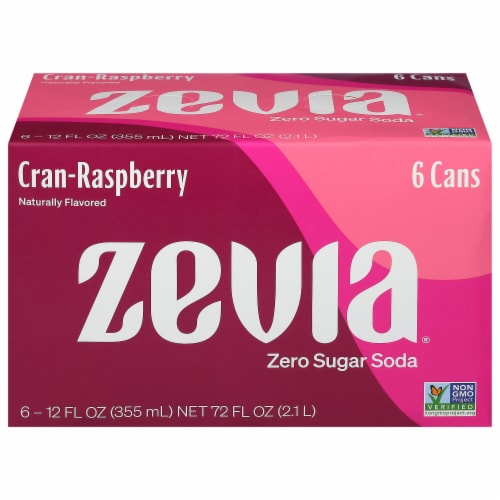 Zevia® Zero Sugar Cran-Raspberry Soda Perspective: front