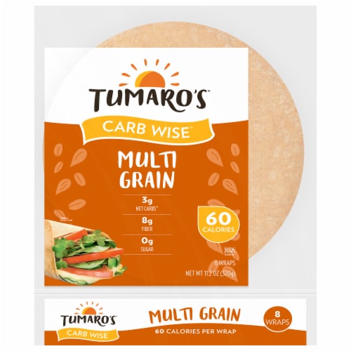 Tumaro's™ Low Carb Multi Grain Tortillas Perspective: front