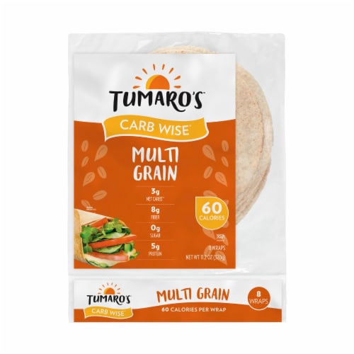 Tumaro's™ Low Carb Multi Grain Tortillas Perspective: front