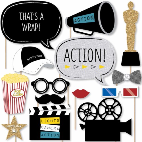 Hollywood photo booth props discount