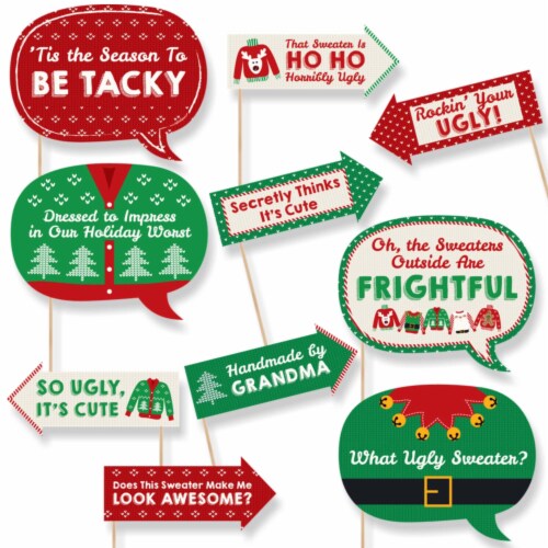 Christmas party photo discount booth props