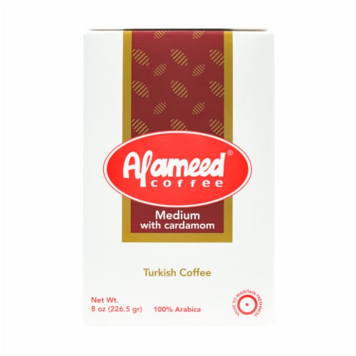 Al Ameed® Medium Turkish Coffee with Cardamom Perspective: front