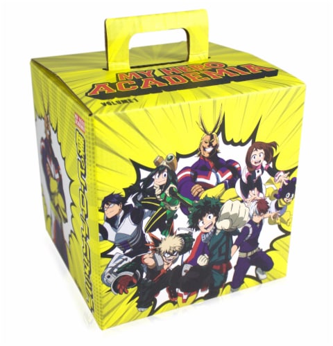 My Hero Academia LookSee Mystery Gift Box | Includes 5 Themed Collectibles | All Might Box Perspective: front