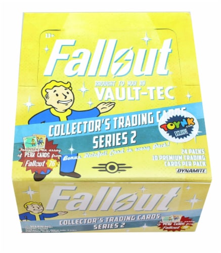Fallout Trading Cards Series 2 | Sealed Hobby Box | Contains 24 Unopened Packs Perspective: front