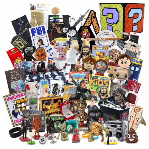 Top Secret Gargantuan Mystery Gift Box | $699 Value | 70+ Fun Items! Perspective: front