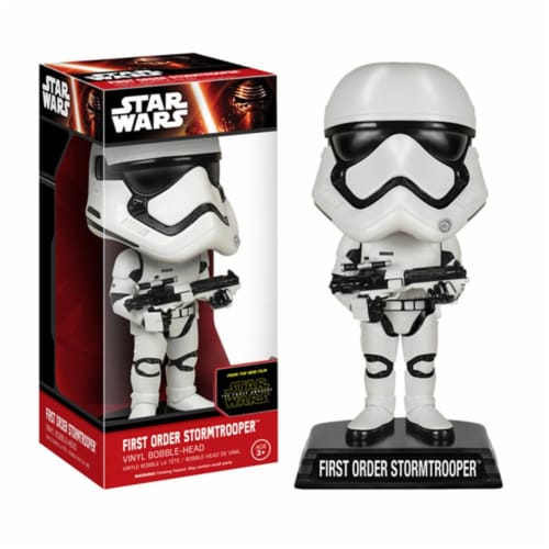 Star Wars The Force Awakens 7" Bobble Head First Order Stormtrooper Perspective: front