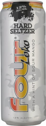 Four Loko Mango Hard Seltzer Single Can Perspective: front