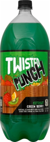 Twisted Punch Twisted Green Berry Juice Perspective: front
