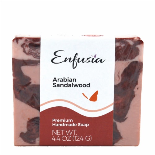 Enfusia Arabian Sandalwood Premium Handmade Soap Perspective: front