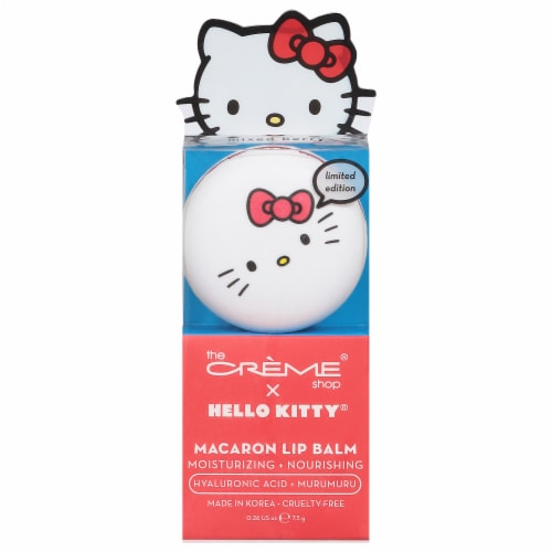 The Creme Shop® Hello Kitty® Mixed Berry Macaron Lip Balm Perspective: front