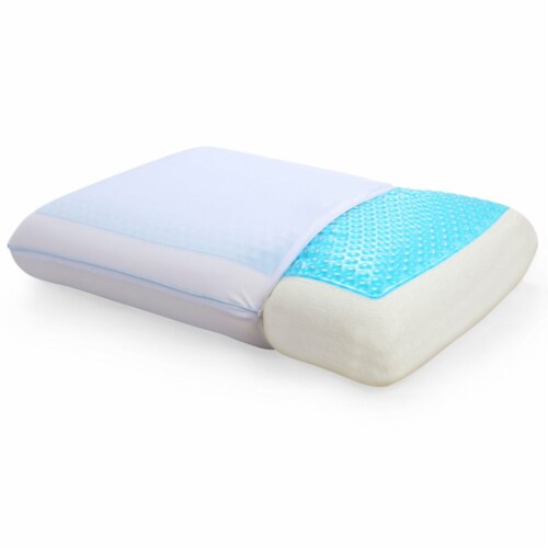 Classic Brands Medium Firm Reversible Cool Gel Memory Foam Pillow Standard Size 1 Piece Fry s Food Stores